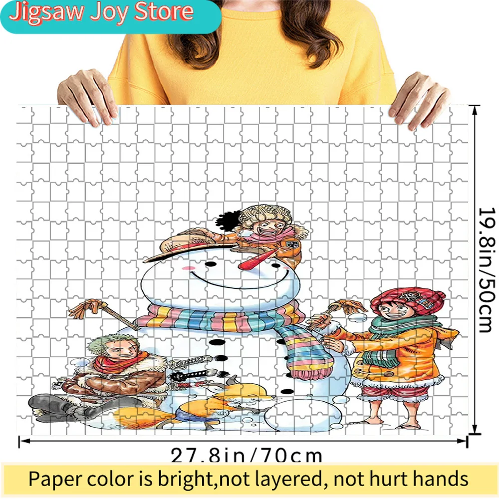 Premium Paper Jigsaw Puzzle Featuring One Piece Straw Hat Crew Building a Snowman Artwork with Luffy, Zoro and Usopp in Winter O
Premium Paper Jigsaw Puzzle Featuring One Piece Straw Hat Crew Building a Snowman Artwork with Luffy, Zoro and Usopp in Winter O