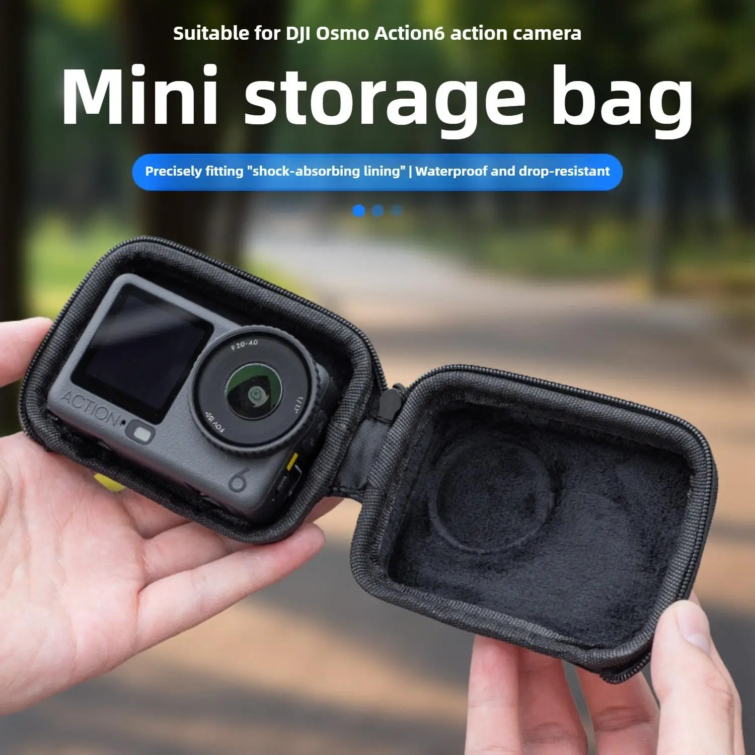 Мини-портативный чехол для DJI Osmo Action 6, коробка для хранения из искусственной кожи, жесткий чехол, защитные чехлы от падения, аксессуары для камеры
Мини-портативный чехол для DJI Osmo Action 6, коробка для хранения из искусственной кожи, жесткий чехол, защитные чехлы от падения, аксессуары для камеры