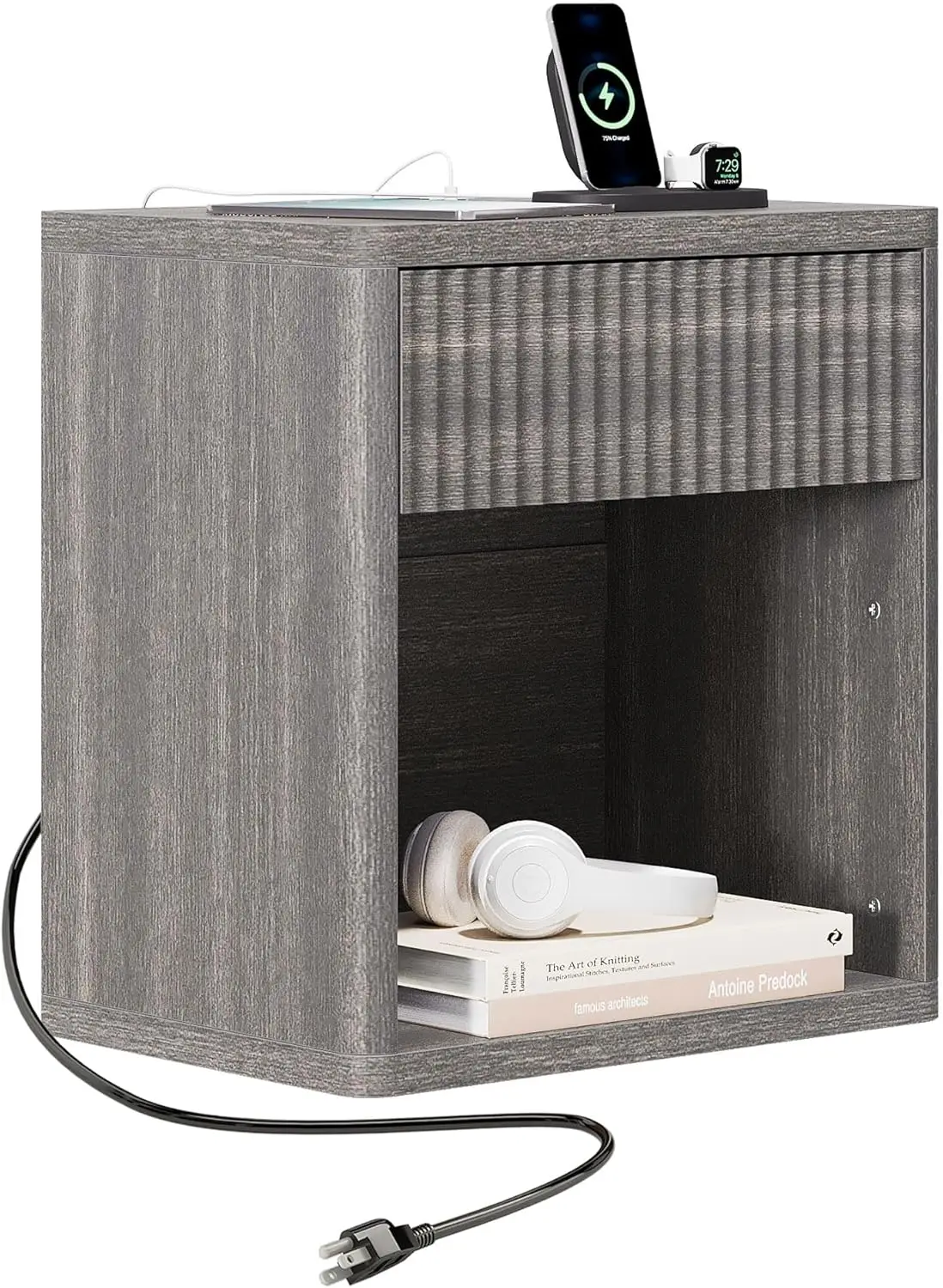 Fluted Nightstand with Drawer Bed Side Table Wide End Table Modern Night Stands with Large Storage Charging Station Mid Centu
Fluted Nightstand with Drawer Bed Side Table Wide End Table Modern Night Stands with Large Storage Charging Station Mid Centu