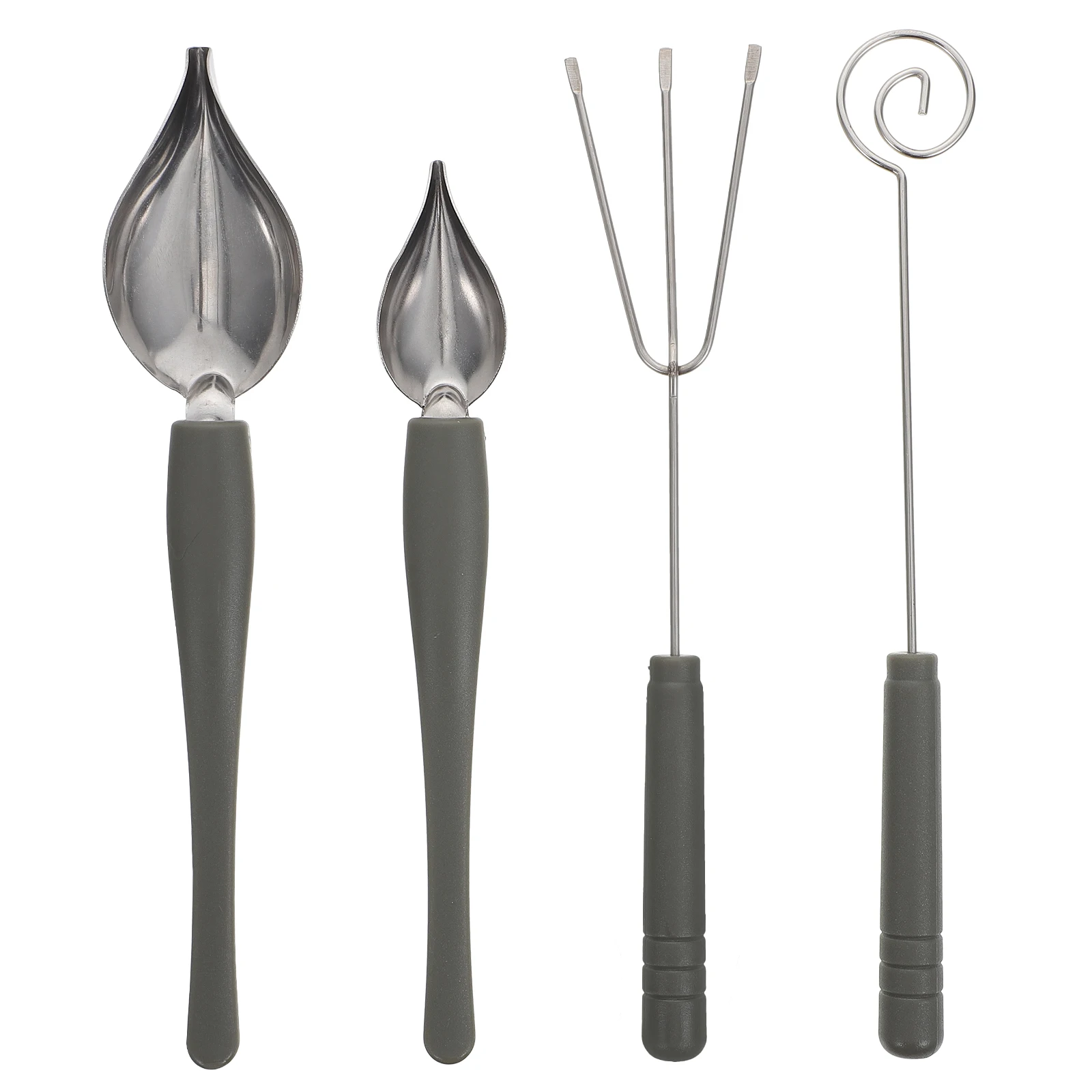 4 Pcs Stainless Steel Painting Spoon Chocolate Tool Culinary Drawing Precision Spoons Dipping for Dessert Small Food
4 Pcs Stainless Steel Painting Spoon Chocolate Tool Culinary Drawing Precision Spoons Dipping for Dessert Small Food