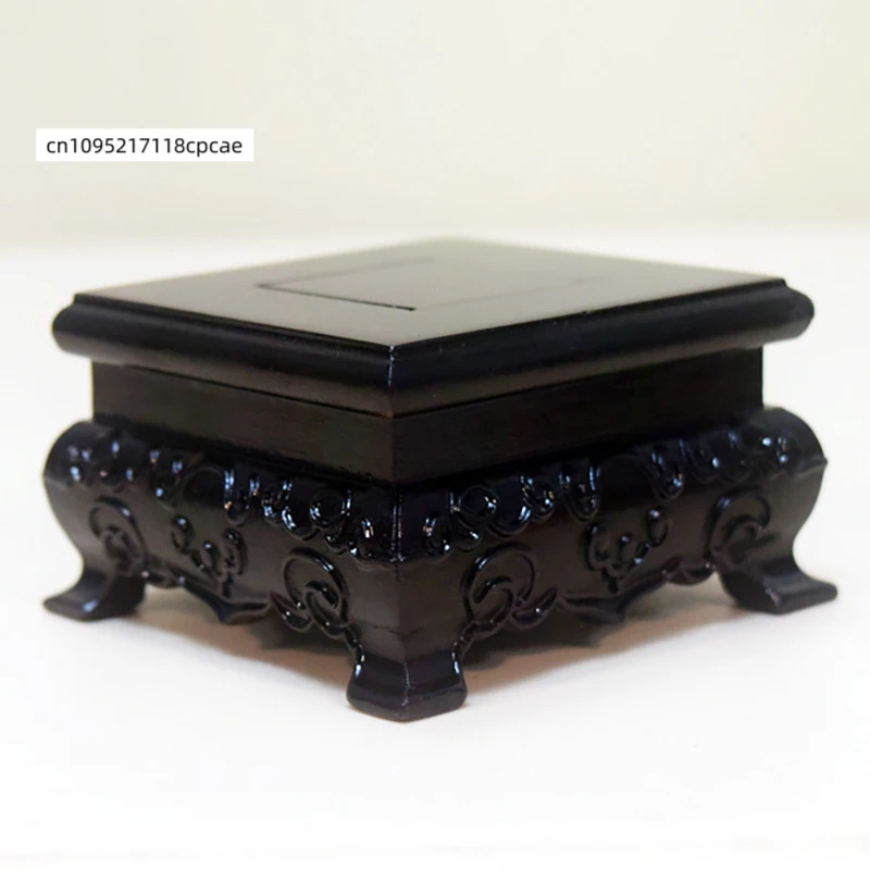 Vintage Carved Wooden Display Stand Pedestal - Square Wood Base for Buddha Statue, Vase, Figurine, Crystal Ball, Home Decor
Vintage Carved Wooden Display Stand Pedestal - Square Wood Base for Buddha Statue, Vase, Figurine, Crystal Ball, Home Decor