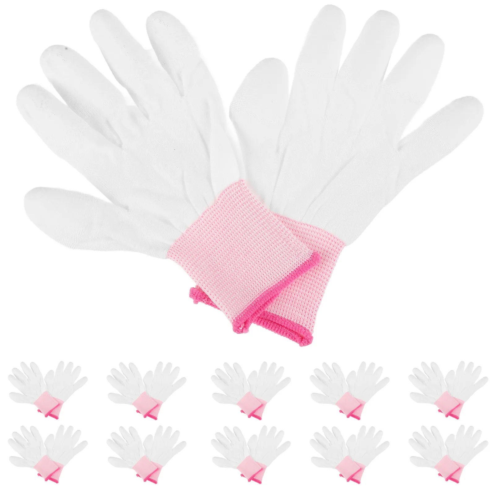 12Pairs PU Coated Quilting Gloves Anti Static Nylon Sewing Gloves for Quilters Lab Hospitals Electronics Work Reusable Washable
12Pairs PU Coated Quilting Gloves Anti Static Nylon Sewing Gloves for Quilters Lab Hospitals Electronics Work Reusable Washable