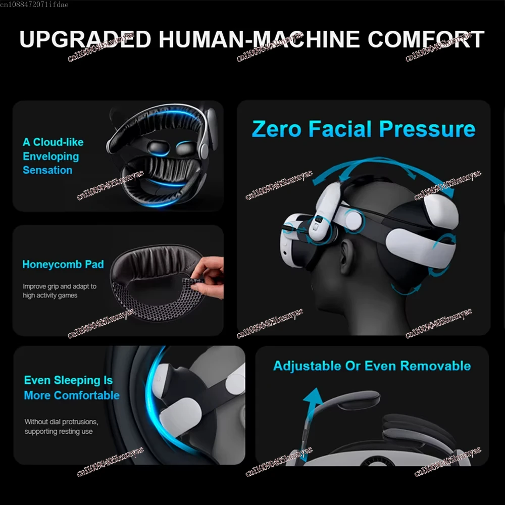 BOVR S3 Pro 10000mAh Battery Head Strap for Meta Quest 3/Quest 3S with Head Air Conditioning VR Accessories Enhance Support
BOVR S3 Pro 10000mAh Battery Head Strap for Meta Quest 3/Quest 3S with Head Air Conditioning VR Accessories Enhance Support