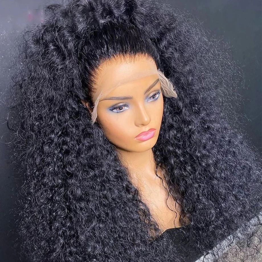 Natural Black 26"Long Soft Preplucked Glueless 180%Density Kinky Curly Deep Part Lace Front Wig For Women BabyHair Daily Cosplay
Natural Black 26"Long Soft Preplucked Glueless 180%Density Kinky Curly Deep Part Lace Front Wig For Women BabyHair Daily Cosplay