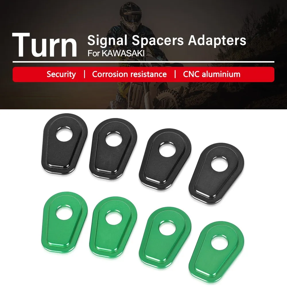 4PCS Motorcycle Turn Signals Indicator Adapter Spacers FOR KAWASAKI Z400 Z650 Z900 Z900RS Z1000 Ninja400 Versys-X300 Versys 650
4PCS Motorcycle Turn Signals Indicator Adapter Spacers FOR KAWASAKI Z400 Z650 Z900 Z900RS Z1000 Ninja400 Versys-X300 Versys 650