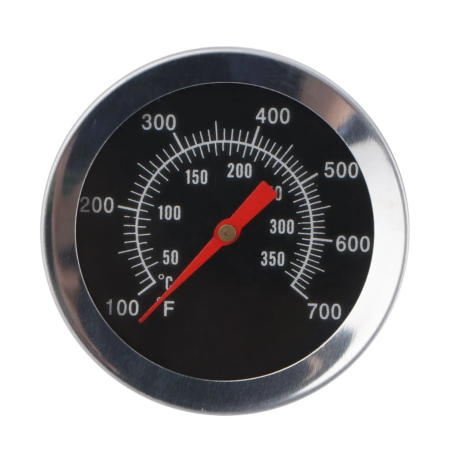 Stainless Steel Thermometer for Grill BBQ Pit Easy Install 100 to 350 Fahrenheit Meat Temperature Gauge Environmental Friendly
Stainless Steel Thermometer for Grill BBQ Pit Easy Install 100 to 350 Fahrenheit Meat Temperature Gauge Environmental Friendly