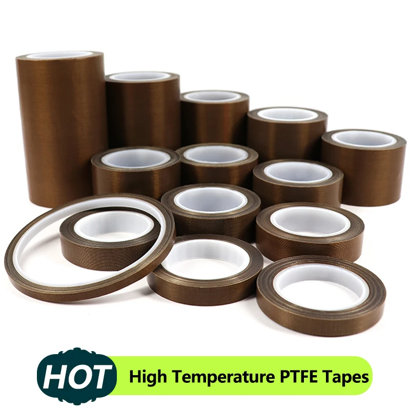 PTFE Tape Adhesive Cloth Width 5~50mm Thickness 0.13mm 0.18mm Insulated Vacuum High Temperature Resistant Sealing PTFE Tapes
PTFE Tape Adhesive Cloth Width 5~50mm Thickness 0.13mm 0.18mm Insulated Vacuum High Temperature Resistant Sealing PTFE Tapes
