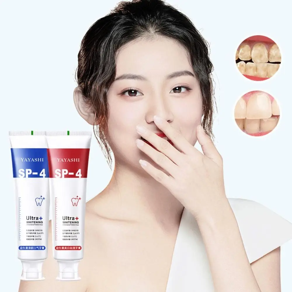 Peculiar Smell Removal Of Plaque Stains Decay Repair Teeth Tooth Whitening Probiotic Toothpaste Brightening Fresh Breath SP-4
Peculiar Smell Removal Of Plaque Stains Decay Repair Teeth Tooth Whitening Probiotic Toothpaste Brightening Fresh Breath SP-4