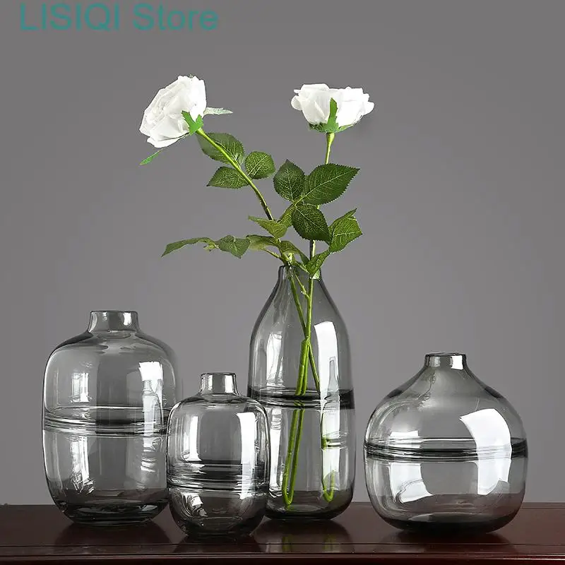 New Glass Vase Transparent Glass Hydroponics Flower Arrangement Accessories Flower Vase Home Accessories Decoration Vases Decor
New Glass Vase Transparent Glass Hydroponics Flower Arrangement Accessories Flower Vase Home Accessories Decoration Vases Decor