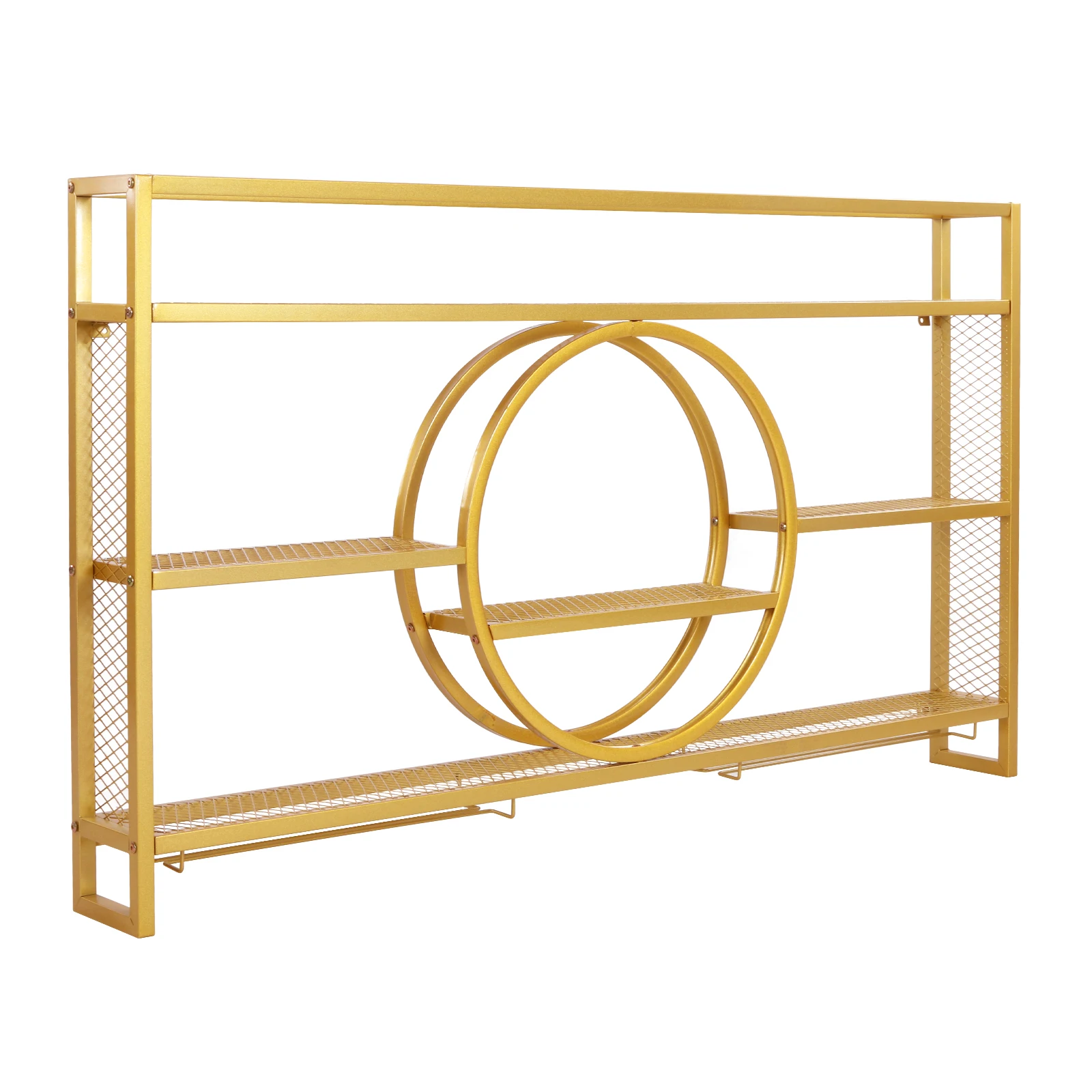 Wine Glass Rack Floating Bar Shelves Metal Wine Rack Wall Mounted 3 Tier with LED Light with Wine Glass Holder for Home Cellar
Wine Glass Rack Floating Bar Shelves Metal Wine Rack Wall Mounted 3 Tier with LED Light with Wine Glass Holder for Home Cellar