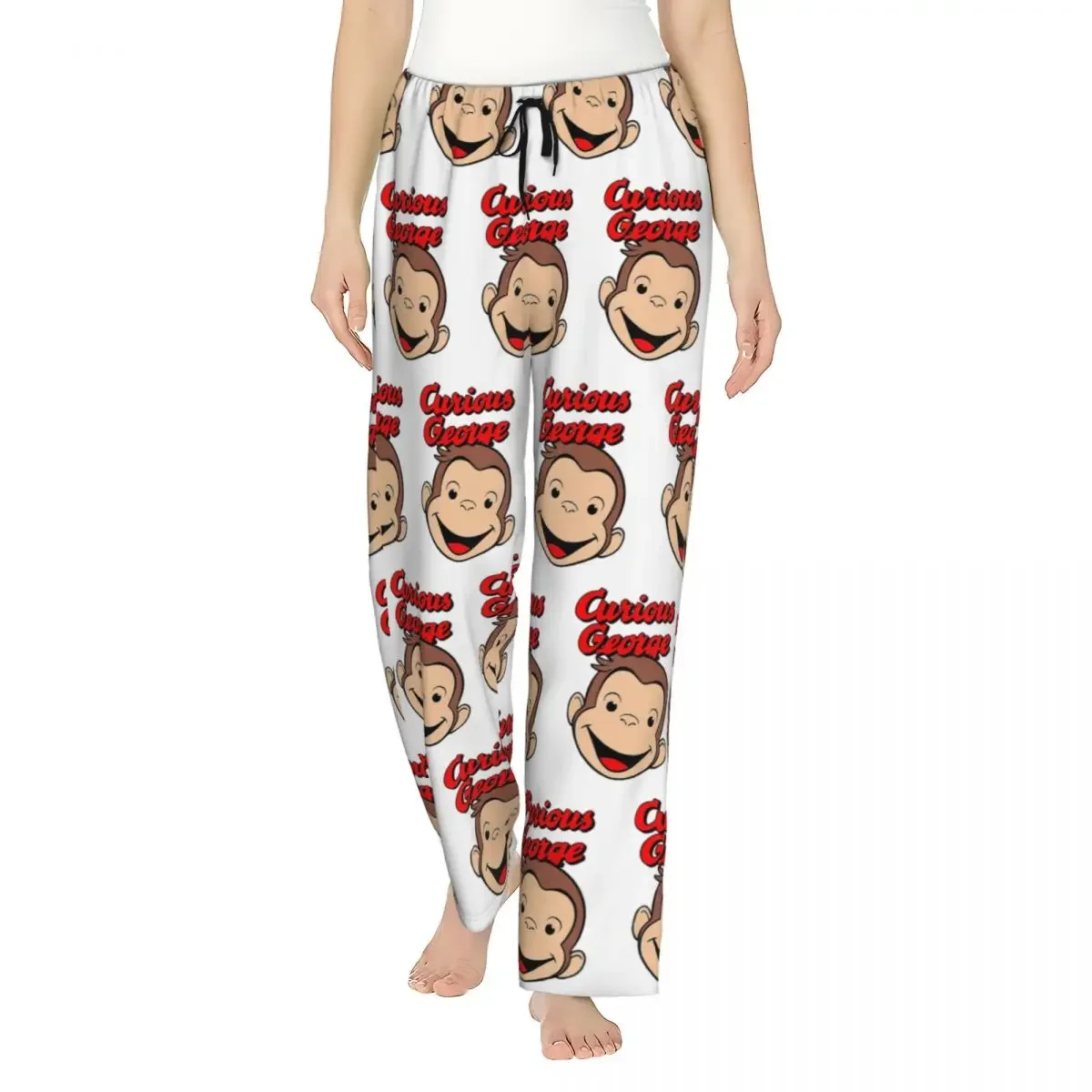 Женские пижамные брюки Custom Curious George с карманами для отдыха и сна
Женские пижамные брюки Custom Curious George с карманами для отдыха и сна