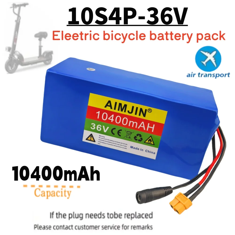 NEW 10S4P 36V 10400mAh Lithium-ion Battery Pack Suitable for Bicycles, Cars, and Electric Scooters,with Built-in BMS
NEW 10S4P 36V 10400mAh Lithium-ion Battery Pack Suitable for Bicycles, Cars, and Electric Scooters,with Built-in BMS