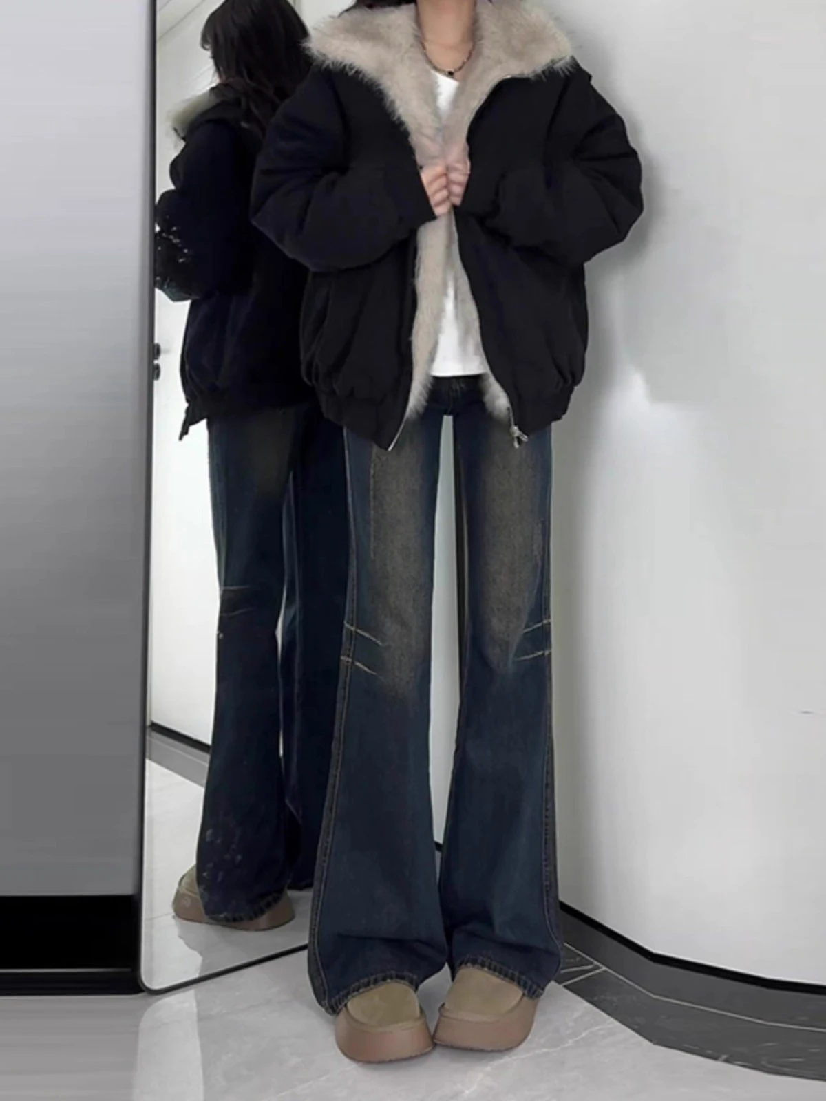 Ретро-джинсы в американском стиле High Street, легкие, люксовые, унисекс, с эффектом потертости, средней посадки, синие, с потертостями, прямые брюки
Ретро-джинсы в американском стиле High Street, легкие, люксовые, унисекс, с эффектом потертости, средней посадки, синие, с потертостями, прямые брюки