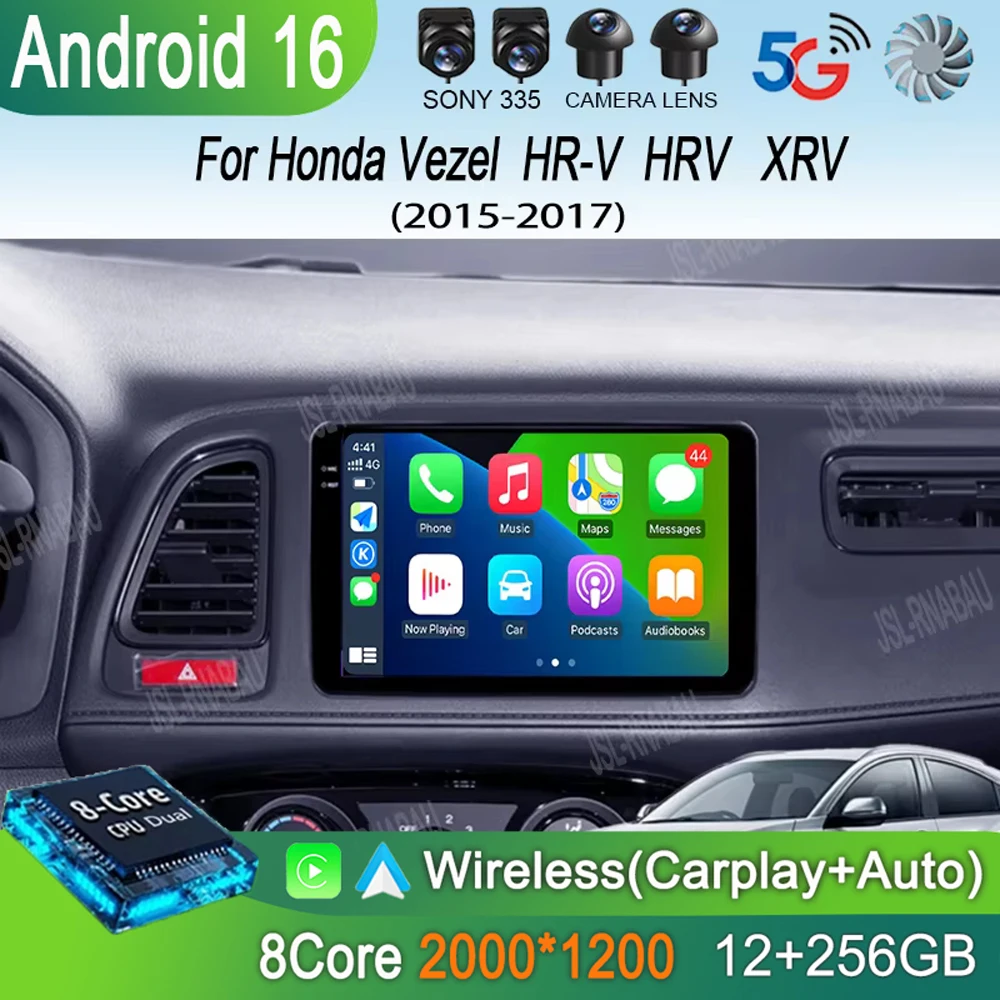 For Honda Vezel HR - V HRV HR V XRV 2015 - 2017 Android 16 Auto Radio Stereo Multimedia Player GPS Navigation High-performance
For Honda Vezel HR - V HRV HR V XRV 2015 - 2017 Android 16 Auto Radio Stereo Multimedia Player GPS Navigation High-performance