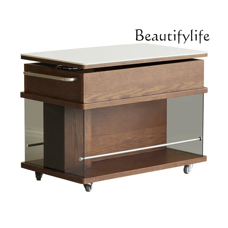 Light Luxury Advanced Portable Side Table Bedroom Living Room Sofa Side Cabinet Small Lifting Coffee Table
Light Luxury Advanced Portable Side Table Bedroom Living Room Sofa Side Cabinet Small Lifting Coffee Table