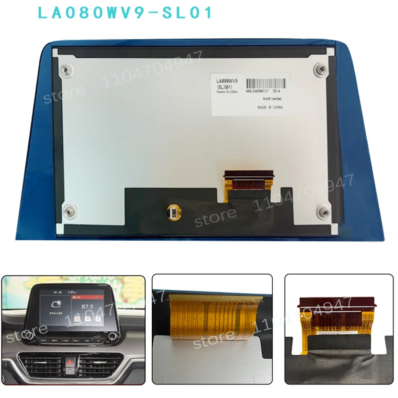 Original 8 inch LA080WV9-SL01 LCD Display Screen With Touch For For te 2019-2021 LA080WV9 96160-M7070WK 96160M7070WK
Original 8 inch LA080WV9-SL01 LCD Display Screen With Touch For For te 2019-2021 LA080WV9 96160-M7070WK 96160M7070WK