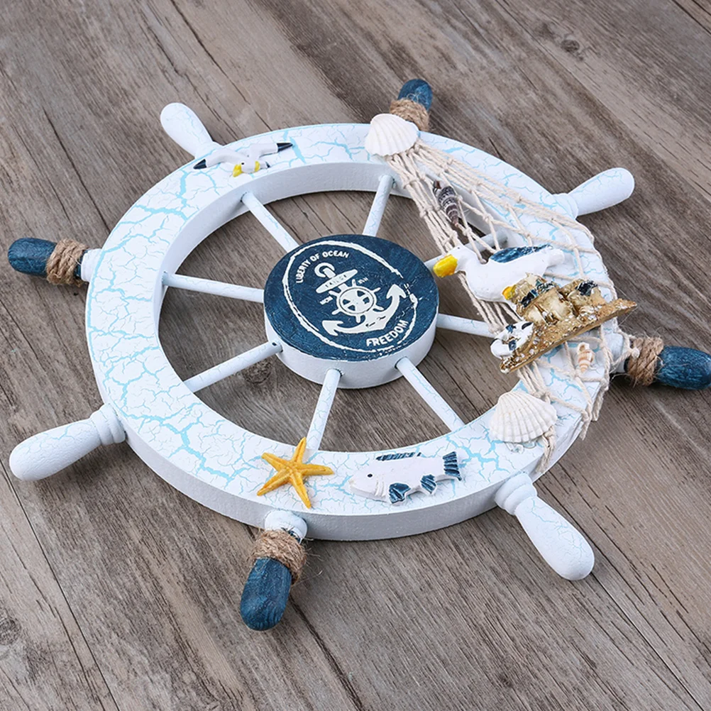 2 Pcs Rudder Decoration Creative Mediterranean Ocean Pendant Hanging Nautical Wall Craft Retro Home Decor nament
2 Pcs Rudder Decoration Creative Mediterranean Ocean Pendant Hanging Nautical Wall Craft Retro Home Decor nament