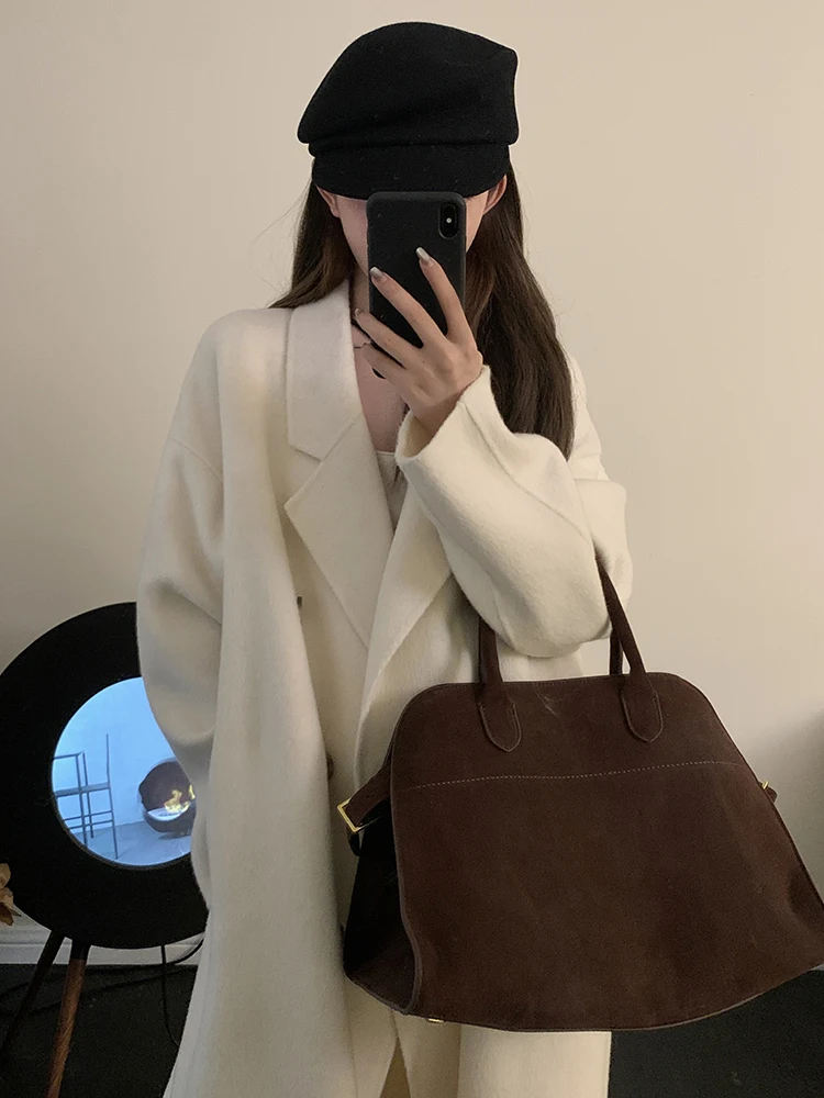 Классическое двустороннее шерстяное пальто из высококачественной шелковой пряжи 77, плотное, с наполнителем из верблюжьей шерсти Su Li, шелковое пальто из ультратонкой шерсти
Классическое двустороннее шерстяное пальто из высококачественной шелковой пряжи 77, плотное, с наполнителем из верблюжьей шерсти Su Li, шелковое пальто из ультратонкой шерсти