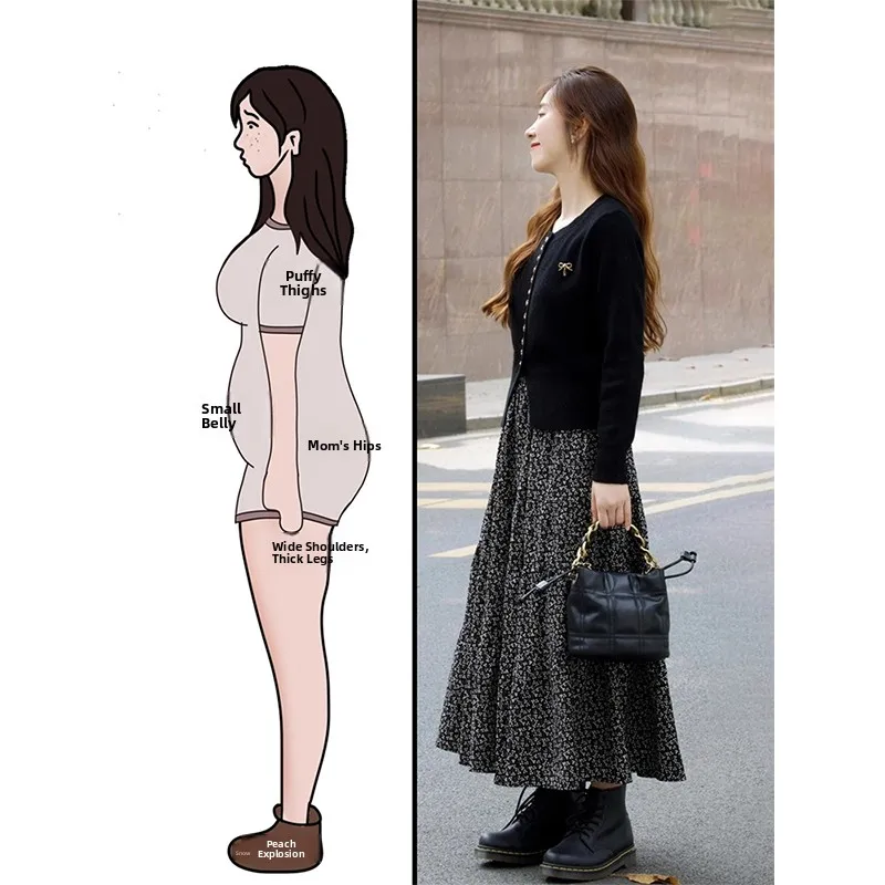 Early Autumn Floral Knitted Dress Set Women's Luxury Feel Long Sleeve round Neck Top And Skirt Two-Piece Suit for Adults
Early Autumn Floral Knitted Dress Set Women's Luxury Feel Long Sleeve round Neck Top And Skirt Two-Piece Suit for Adults