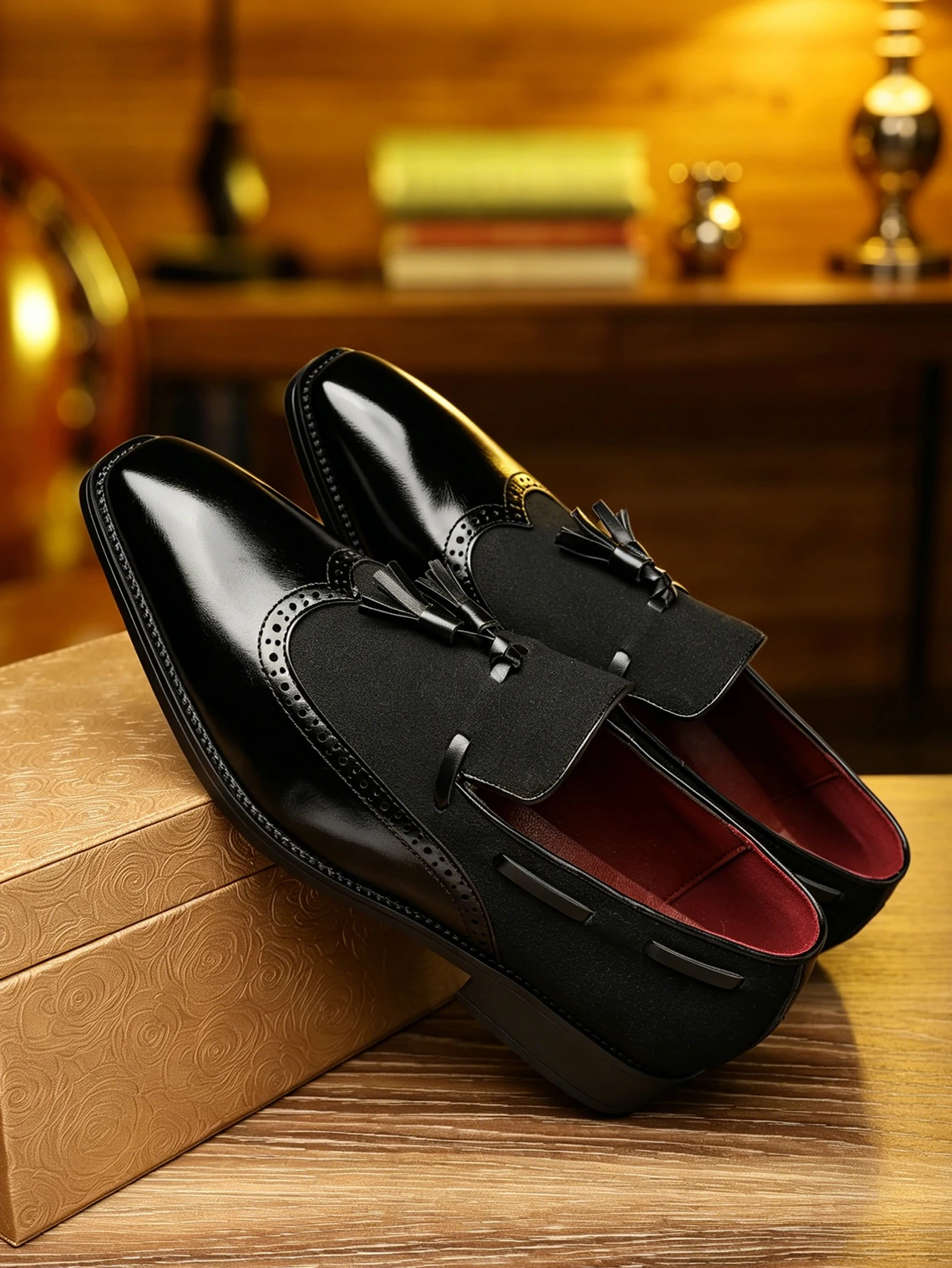 Classic Men's Genuine Leather Handmade Slip-On Casual Shoes Comfortable for Office Wedding Dressing Daily Wear
Classic Men's Genuine Leather Handmade Slip-On Casual Shoes Comfortable for Office Wedding Dressing Daily Wear