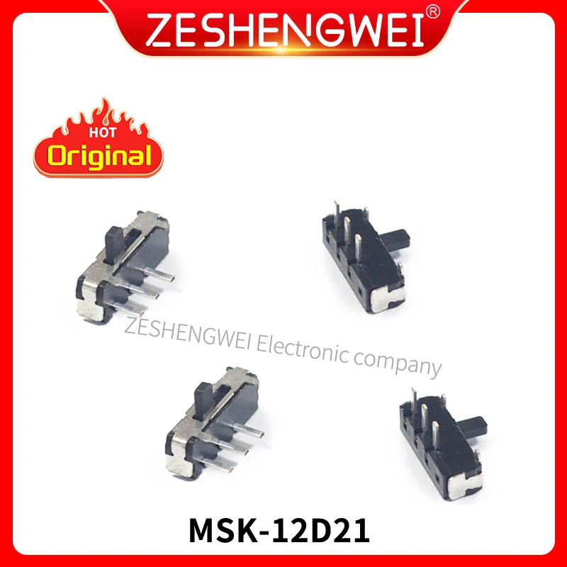 5PCS Toggle Switch MSK - 12 D21A Two Side Small Dial Switch With the Fixed Foot Switch 1P2T
5PCS Toggle Switch MSK - 12 D21A Two Side Small Dial Switch With the Fixed Foot Switch 1P2T