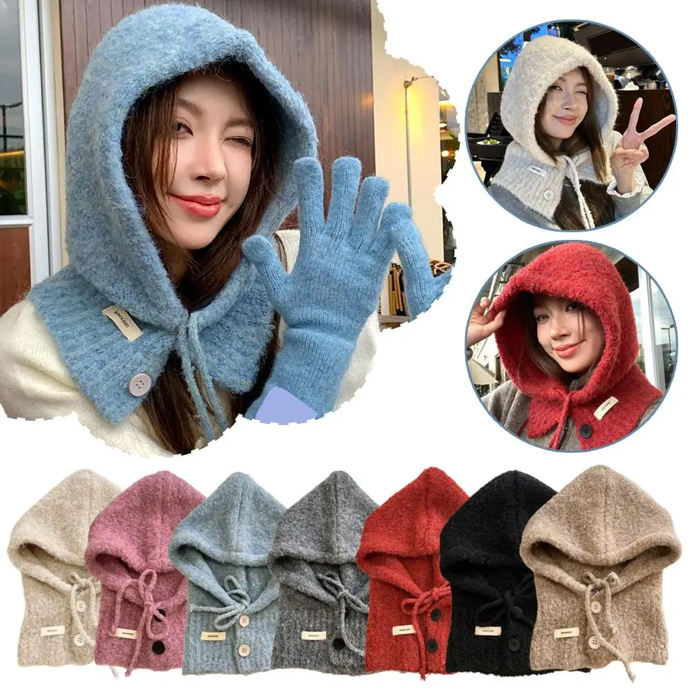 Fashion Korean Version Balaclava Hat Scarf All-in-one Knitted Hat Wool And Earmuffs Women Winter Neck Hooded Warm Autumn V4g6
Fashion Korean Version Balaclava Hat Scarf All-in-one Knitted Hat Wool And Earmuffs Women Winter Neck Hooded Warm Autumn V4g6