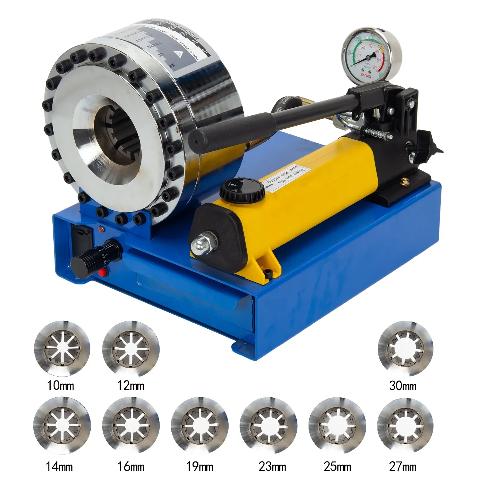 Гидравлический обжимной станок для шлангов высокого давления, обжимной станок для шлангов с 9-комплектом матриц
Гидравлический обжимной станок для шлангов высокого давления, обжимной станок для шлангов с 9-комплектом матриц