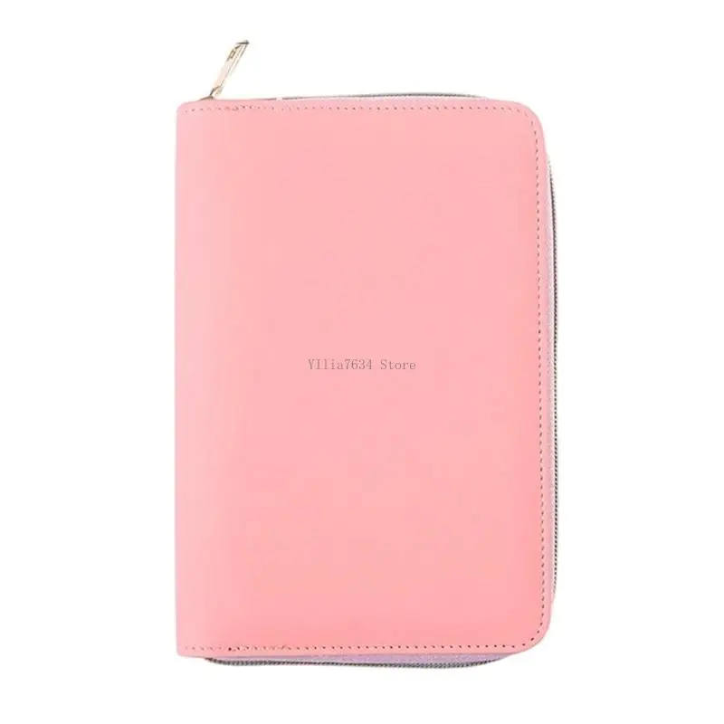 Refillable 6 Rings Binder Leather Notebook Binder Cover with Zippered Closure Card Pocket Elastic Pen Slot for Planner
Refillable 6 Rings Binder Leather Notebook Binder Cover with Zippered Closure Card Pocket Elastic Pen Slot for Planner