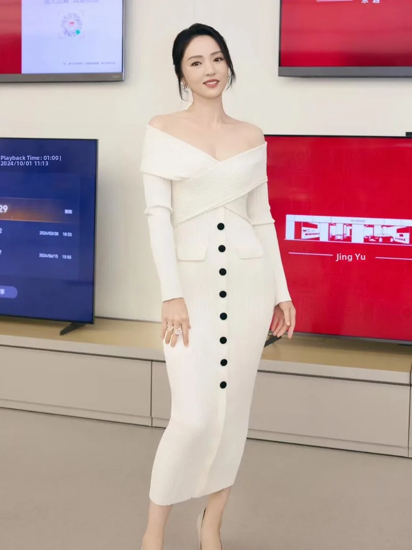 Трикотажное платье Ele V-ne Dr pro Version New Year's Par Activi с высокой талией Sweet Sle Wool Blend ort Dr для женщин
Трикотажное платье Ele V-ne Dr pro Version New Year's Par Activi с высокой талией Sweet Sle Wool Blend ort Dr для женщин