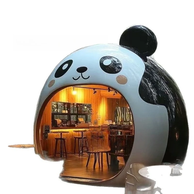 Fiberglass Sculpture Mall Large Cartoon Panda Coffee House Outdoor Park Landscape Ornament Theme Store
Fiberglass Sculpture Mall Large Cartoon Panda Coffee House Outdoor Park Landscape Ornament Theme Store