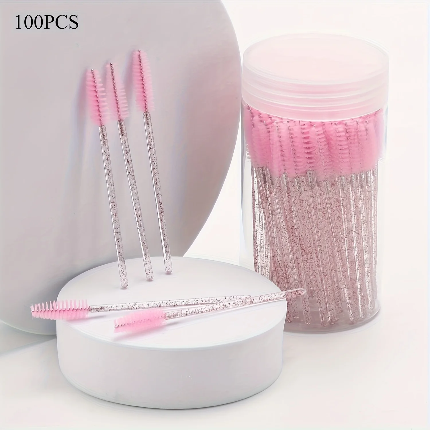 100pcs Disposable Eyelash Brushes, Adjustable Mascara Wands Makeup Applicator, Lash Spoolies Brushes for Eyelash Extensions and Eyebrows
100pcs Disposable Eyelash Brushes, Adjustable Mascara Wands Makeup Applicator, Lash Spoolies Brushes for Eyelash Extensions and Eyebrows