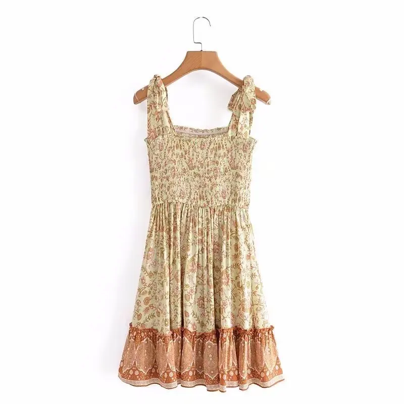 Women's French niche casual retro slim printed pleated suspender dress 2024 summer new arrival vestidos de mujer
Women's French niche casual retro slim printed pleated suspender dress 2024 summer new arrival vestidos de mujer