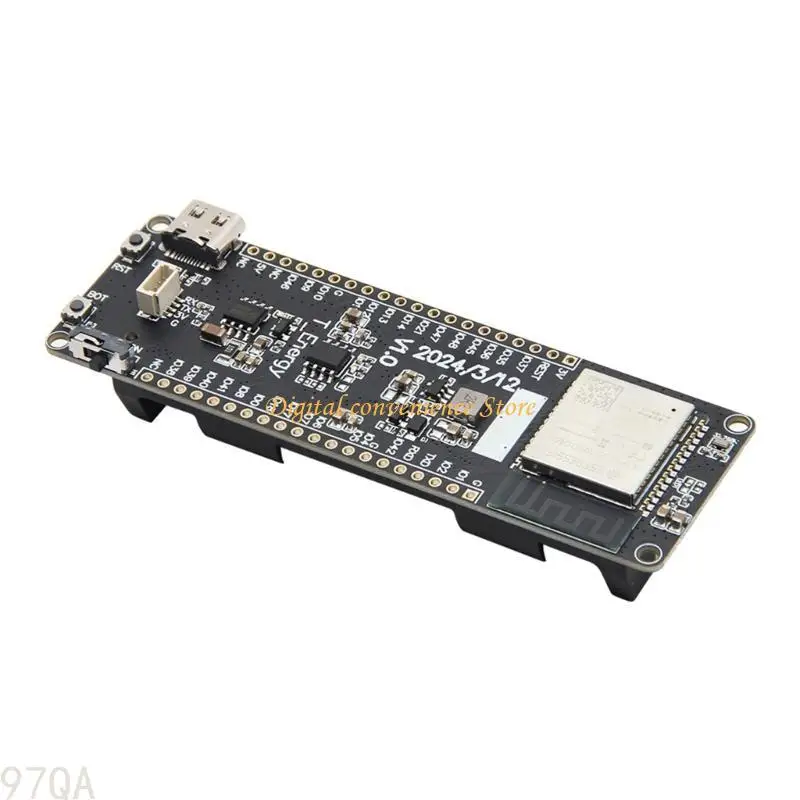97QA Advanced ESP32S3 Developer Poard с поддержкой аккумулятора 18650, 16 МБ Flash и 8MB PSRAM для проектов
97QA Advanced ESP32S3 Developer Poard с поддержкой аккумулятора 18650, 16 МБ Flash и 8MB PSRAM для проектов