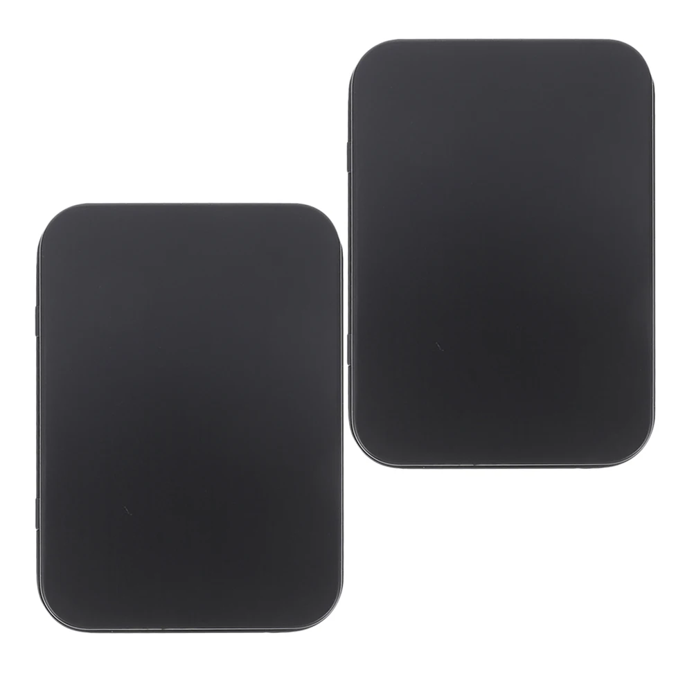 2 Pcs Poker Storage Box Metal Tin Organizer Black Empty Rectangular Game Card Case Tea Jar Jewelry Holder
2 Pcs Poker Storage Box Metal Tin Organizer Black Empty Rectangular Game Card Case Tea Jar Jewelry Holder