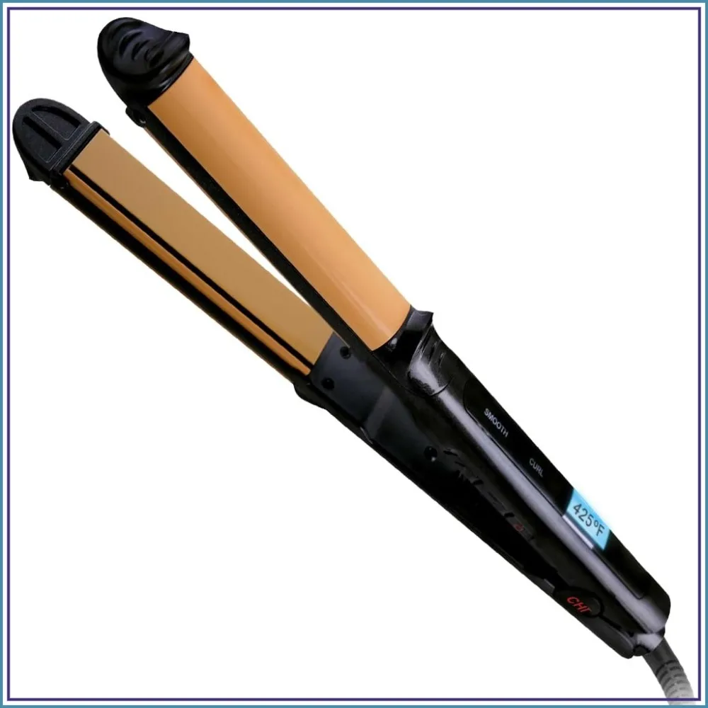 3-in-1 Multi Styler: Curl & Wave Iron for Shiny, Frizz-Free Hair, Auto Shut-Off, 0.75" Plates, 1" Barrel, Onyx Black
3-in-1 Multi Styler: Curl & Wave Iron for Shiny, Frizz-Free Hair, Auto Shut-Off, 0.75" Plates, 1" Barrel, Onyx Black