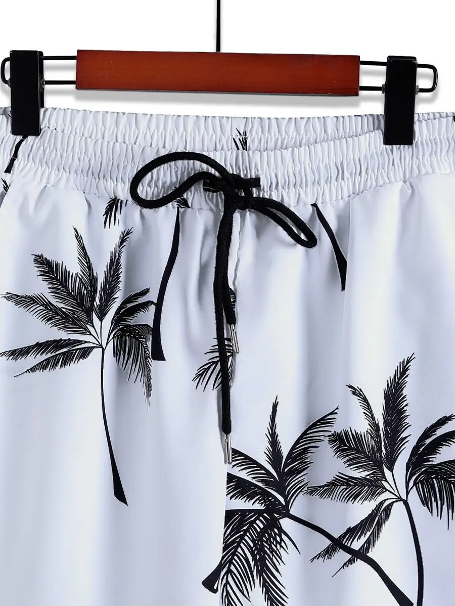 Manfinity RSRT Men Vacation Beach Random Palm Tree Print Shirt & Drawstring Waist Shorts Without Tee, Cozy Outfits, Holiday
Manfinity RSRT Men Vacation Beach Random Palm Tree Print Shirt & Drawstring Waist Shorts Without Tee, Cozy Outfits, Holiday