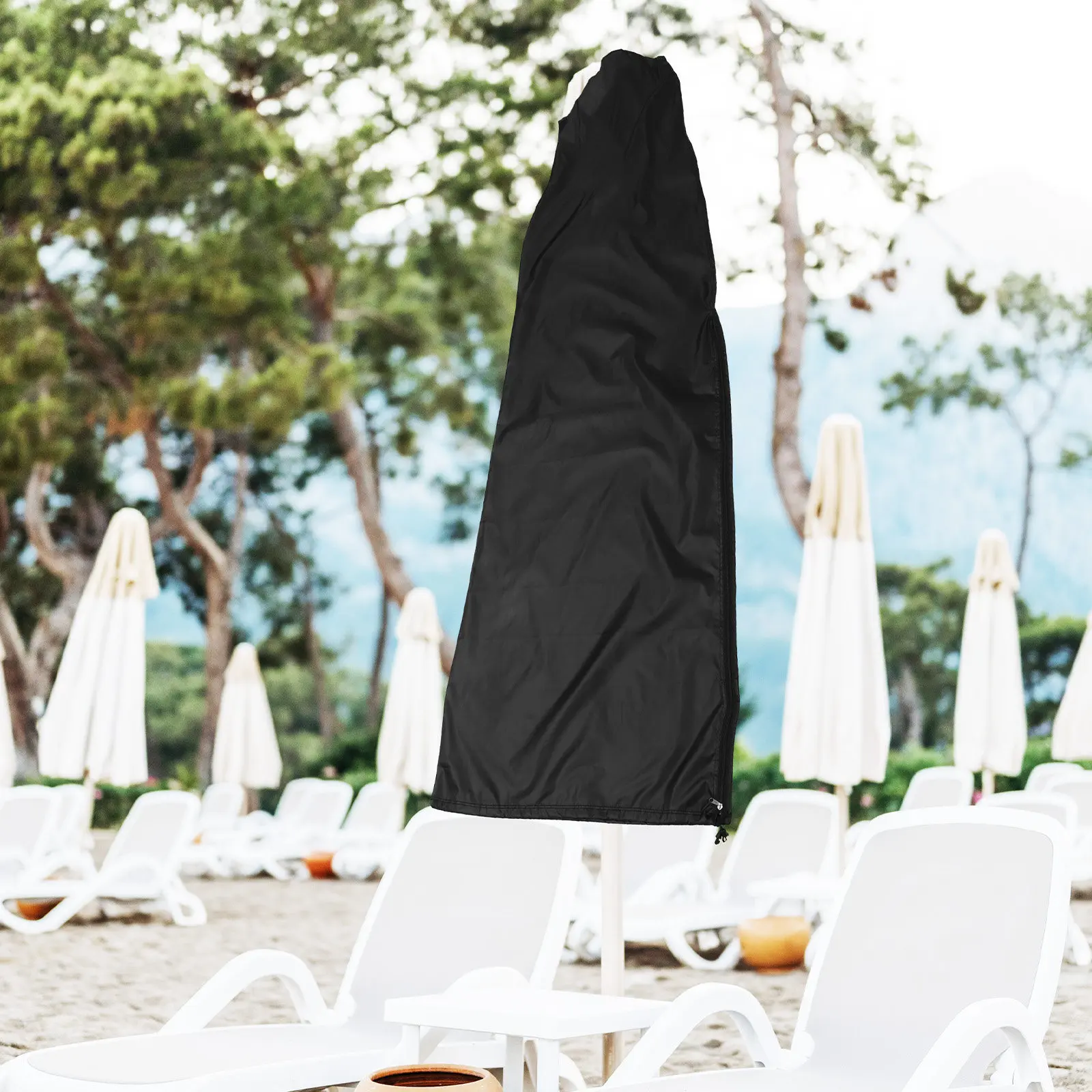 Oxford Cloth Waterproof Sunproof Patio Umbrella Cover Heavy Duty Weatherproof Uv Resistant Dustproof Sandproof Outdoor Parasol
Oxford Cloth Waterproof Sunproof Patio Umbrella Cover Heavy Duty Weatherproof Uv Resistant Dustproof Sandproof Outdoor Parasol