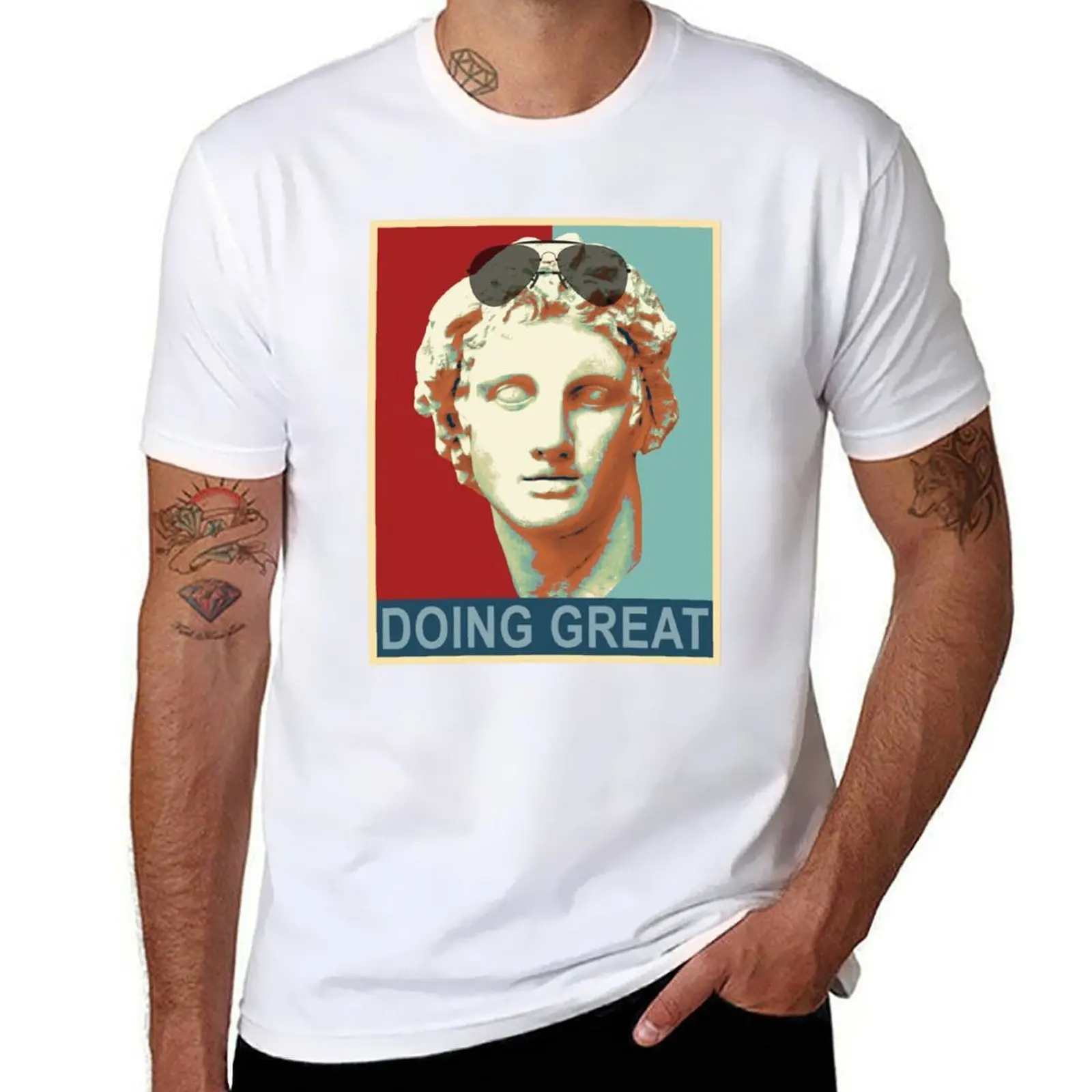Alexander The Great - Doing Great T-Shirt t shirt man cotton cotton tshirt 100% T-Shirt
Alexander The Great - Doing Great T-Shirt t shirt man cotton cotton tshirt 100% T-Shirt