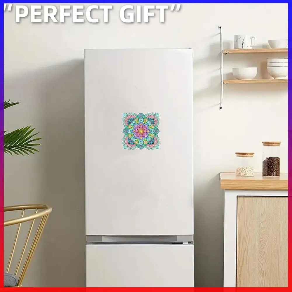 DIY Mandala Diamond Painting Refrigerator Magnet Double-Layer Rhinestone Refrigerators Stickers for Home Wall Kitchen Decoration
DIY Mandala Diamond Painting Refrigerator Magnet Double-Layer Rhinestone Refrigerators Stickers for Home Wall Kitchen Decoration