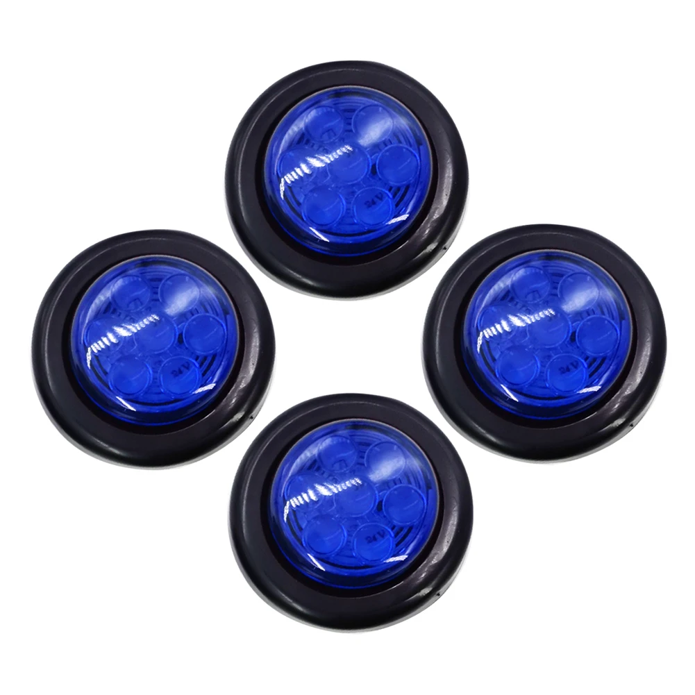 4 шт. синий 2-дюймовый круглый боковой габаритный фонарь для грузовых прицепов, задний фонарь, 12 В, 7 светодиодов, подходит для автофургонов, UTV, лодок, караванов
4 шт. синий 2-дюймовый круглый боковой габаритный фонарь для грузовых прицепов, задний фонарь, 12 В, 7 светодиодов, подходит для автофургонов, UTV, лодок, караванов