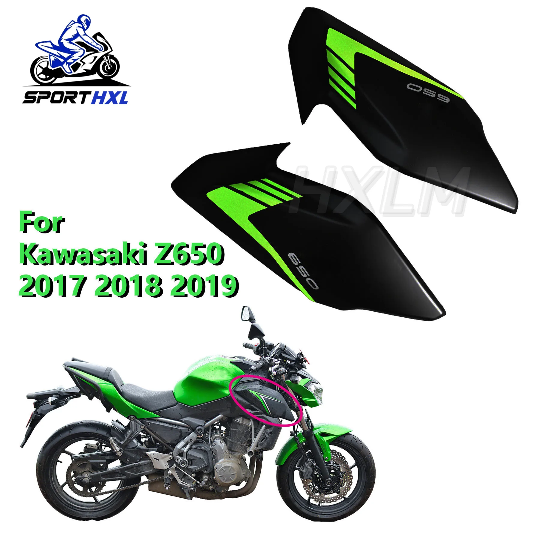 Z650 Motorcycle Radiator Side Cover Panel Fairing For Kawasaki Z 650 2017 2018 2019 Front Gas Tank Side Cover Panel Trim Cowl
Z650 Motorcycle Radiator Side Cover Panel Fairing For Kawasaki Z 650 2017 2018 2019 Front Gas Tank Side Cover Panel Trim Cowl