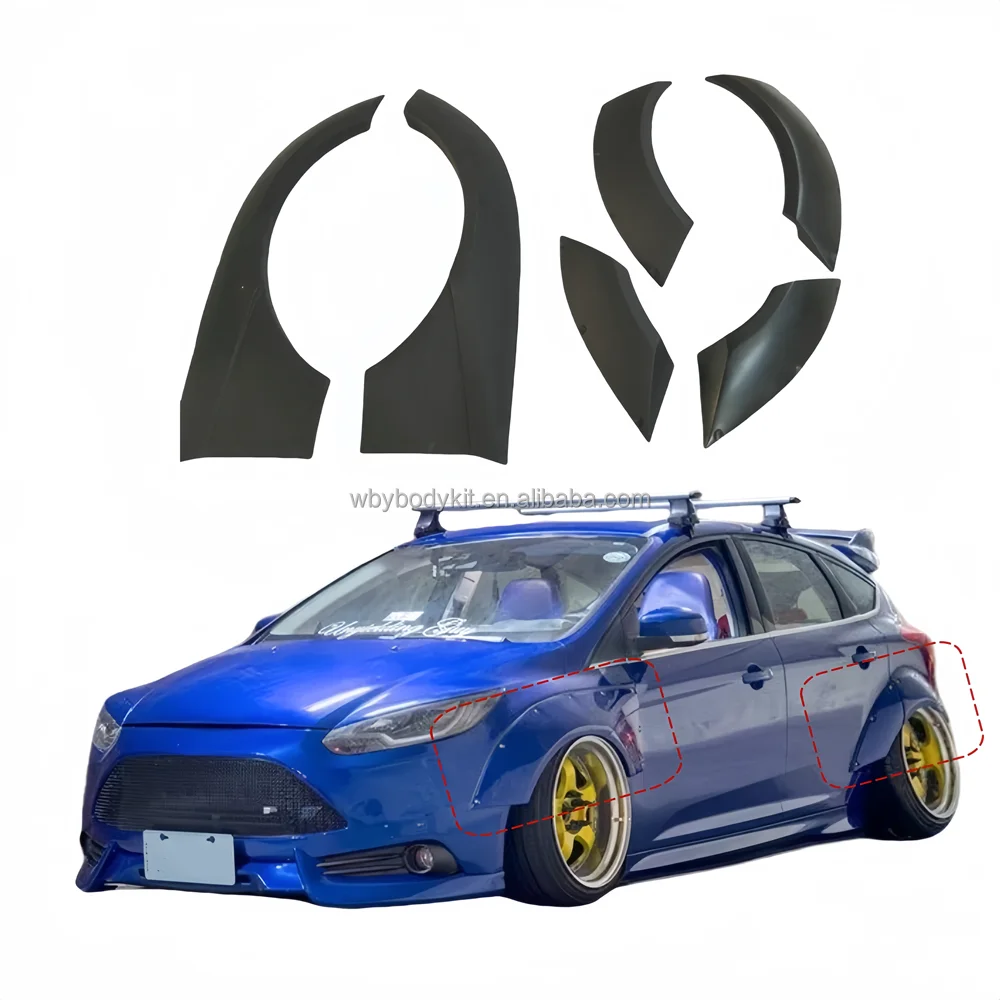 For 2013-2018 Ford Focus ST body kit wide fender front bumper rear bumper rear wing modified upgraded wheel eyebrow
For 2013-2018 Ford Focus ST body kit wide fender front bumper rear bumper rear wing modified upgraded wheel eyebrow