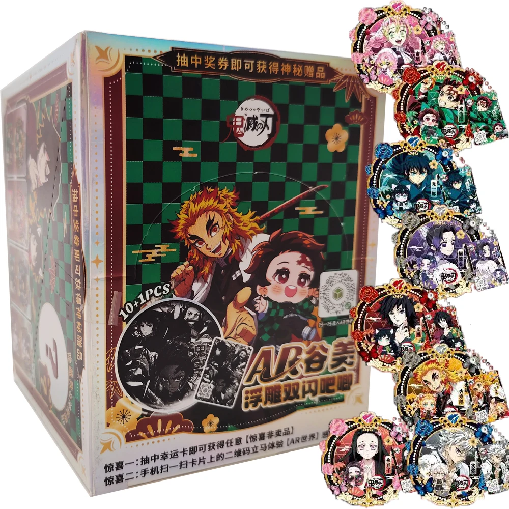 Classic Japanese Popular Anime Demon Slayer Collection Flash Cards Cartoon Cosplay Badge for Backpack Accessories Surprise Gifts
Classic Japanese Popular Anime Demon Slayer Collection Flash Cards Cartoon Cosplay Badge for Backpack Accessories Surprise Gifts