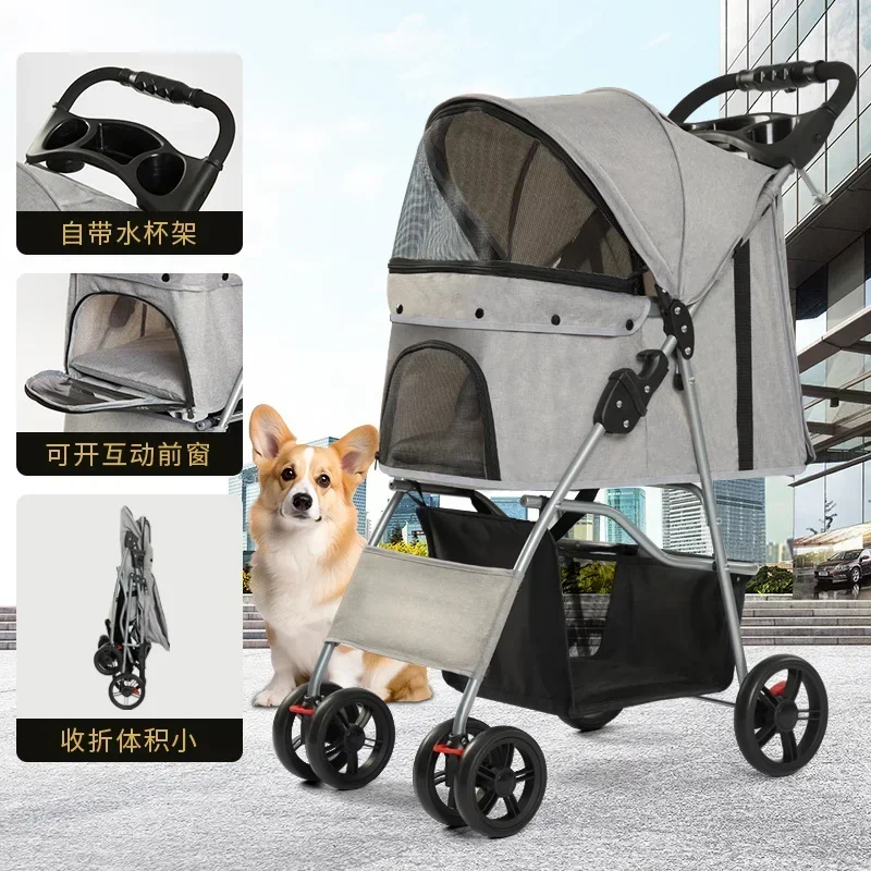 Daily Outdoor Pet Cart Foldable Pet Disability Cart Lightweight Cat Dog Push
Daily Outdoor Pet Cart Foldable Pet Disability Cart Lightweight Cat Dog Push