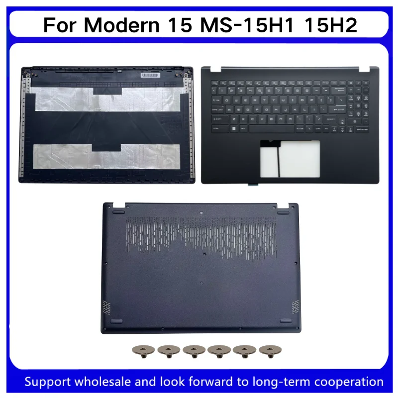 New For Kailxuling Modern 15 MS-15H1 15H2 LCD Back Cover/D shell/ notebook shell LCD Front Bezel Cove/ C case with keyboard
New For Kailxuling Modern 15 MS-15H1 15H2 LCD Back Cover/D shell/ notebook shell LCD Front Bezel Cove/ C case with keyboard