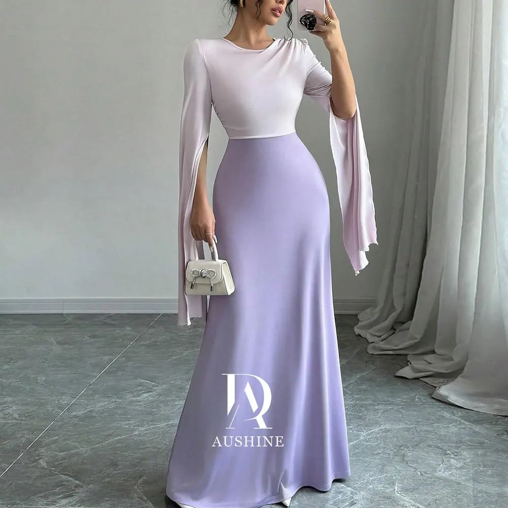 Aushine Customized Birthday Evening Dress Ankle Length Full Sleeves Summer Elegant Wedding Party Gowns For Women Arab 2024
Aushine Customized Birthday Evening Dress Ankle Length Full Sleeves Summer Elegant Wedding Party Gowns For Women Arab 2024