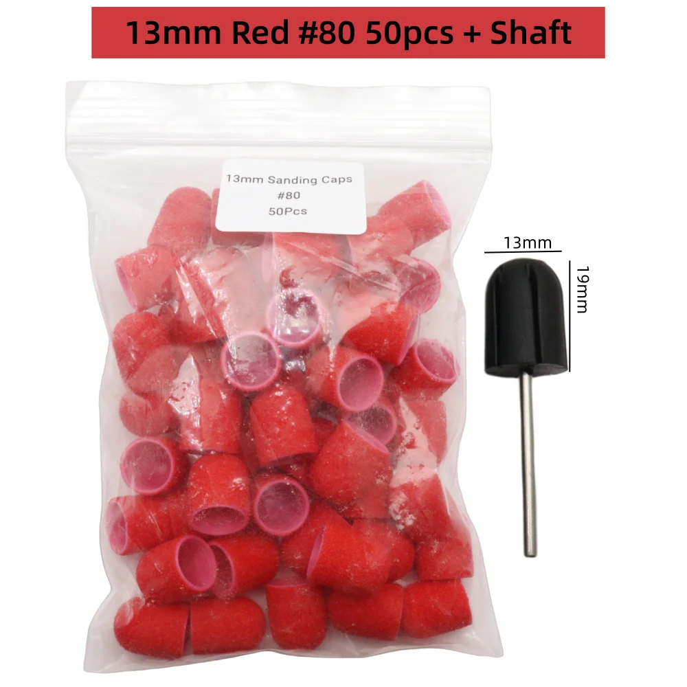 50Pcs Nail Sanding Bands with Mandrel Set – Black/Green/Red Sanding Caps, Professional Nail Drill Accessories for Manicure & Ped
50Pcs Nail Sanding Bands with Mandrel Set – Black/Green/Red Sanding Caps, Professional Nail Drill Accessories for Manicure & Ped