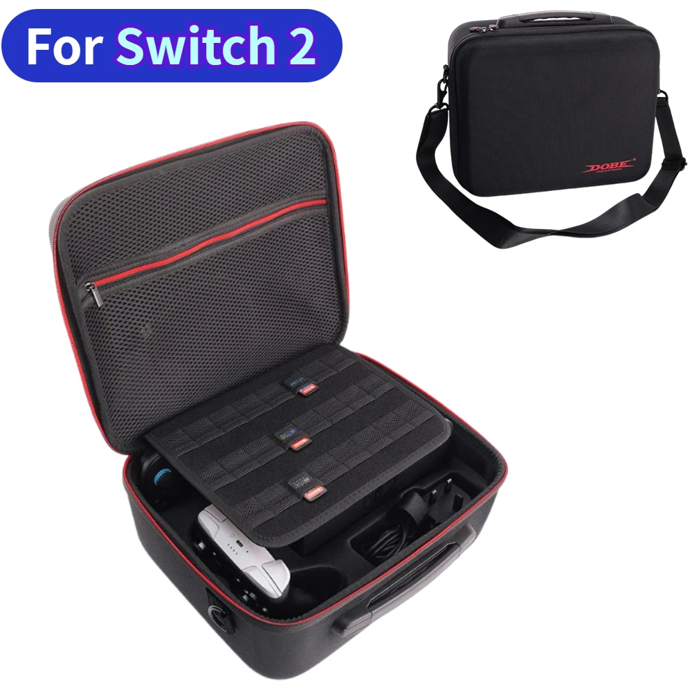 Чехол для переноски Switch 2, жесткий чехол на плечо, водонепроницаемая сумка NS2, портативная сумка для хранения из ЭВА для Nintendo Switch 2, аксессуары
Чехол для переноски Switch 2, жесткий чехол на плечо, водонепроницаемая сумка NS2, портативная сумка для хранения из ЭВА для Nintendo Switch 2, аксессуары