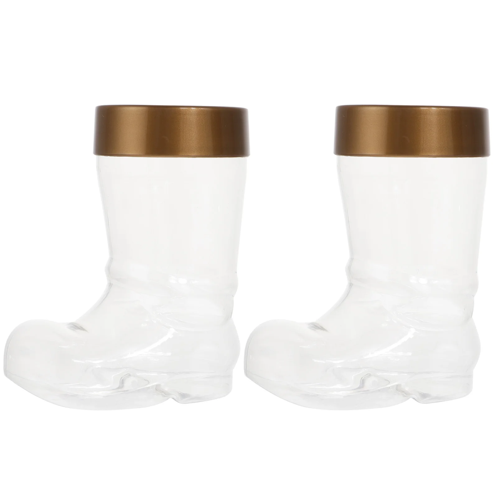 2 Pcs Christmas Cookie Tins Candy Bottle Boot-shaped Sugar Container Golden Gift Child
2 Pcs Christmas Cookie Tins Candy Bottle Boot-shaped Sugar Container Golden Gift Child