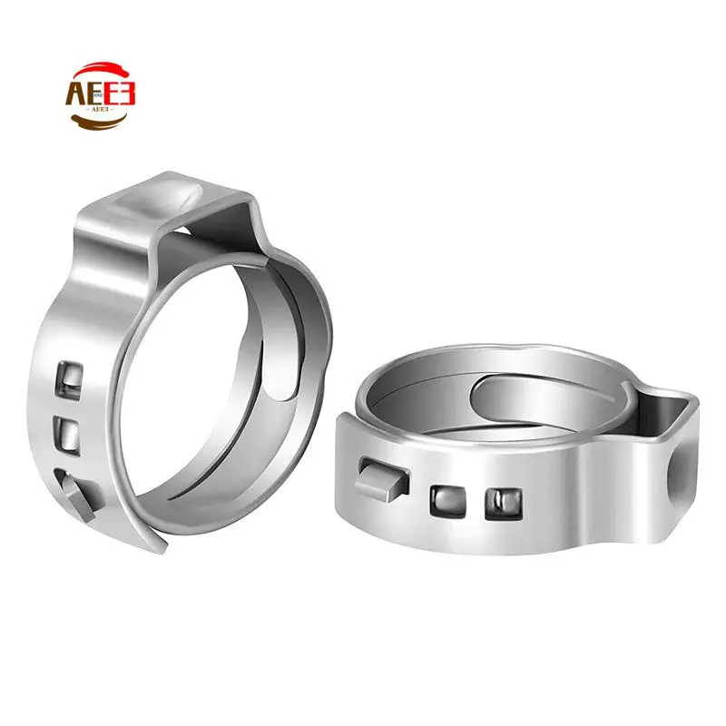 AEE3-100Piece Pex Cinch Clamp Rings High-Quality 304 Stainless Steel Pex Crimp Rings 1/2-Inch
AEE3-100Piece Pex Cinch Clamp Rings High-Quality 304 Stainless Steel Pex Crimp Rings 1/2-Inch